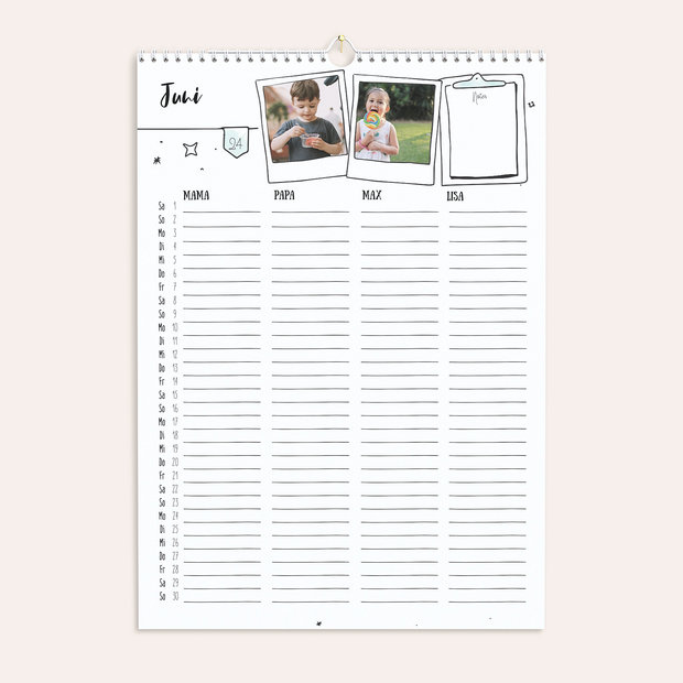 Familienkalender - New horizons Familienkalender