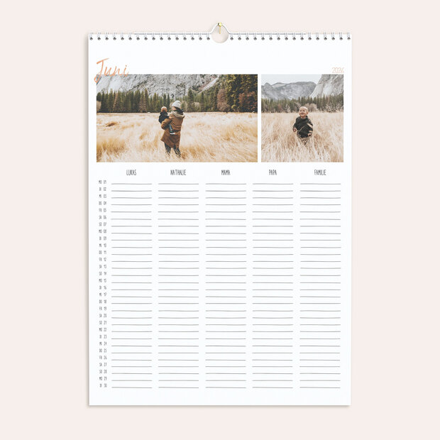 Familienkalender - Phänomenales Jahr Familienplaner