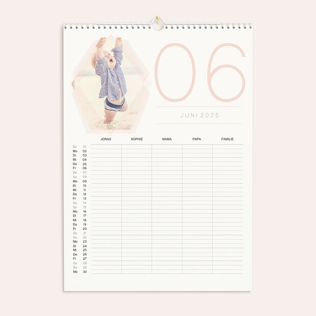 Familienkalender - Polygon Familienplaner