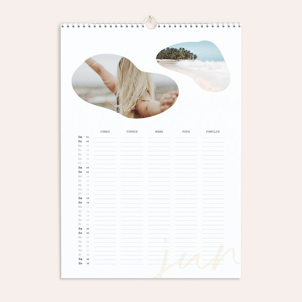 Familienkalender - Organic Year Familienkalender