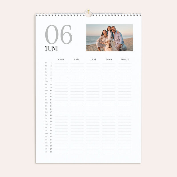Familienkalender - Familienzeit Familienplaner