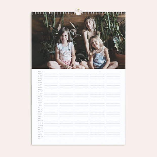Familienkalender - Glück im Blick Familienplaner
