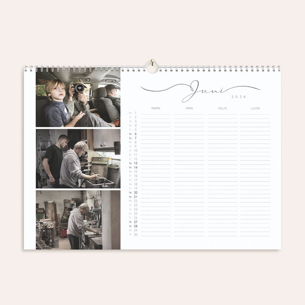 Familienkalender - Zusammen durchs Jahr Familienplaner