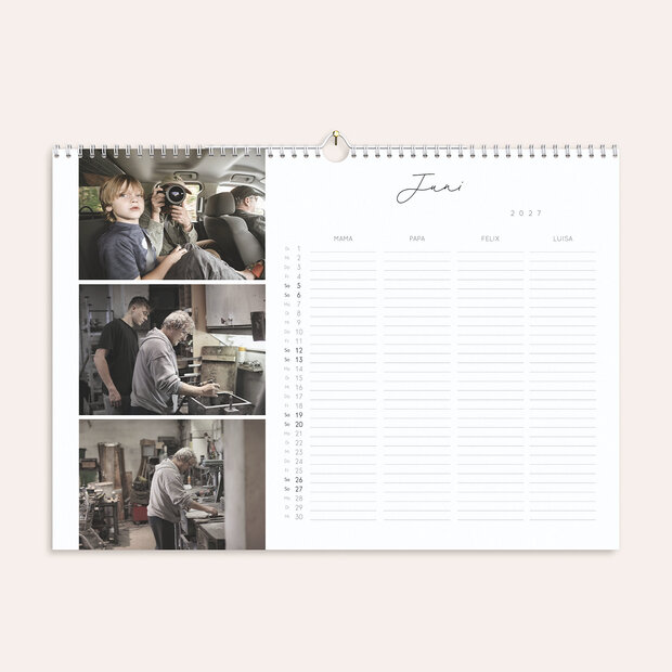 Familienkalender - Zusammen durchs Jahr Familienplaner