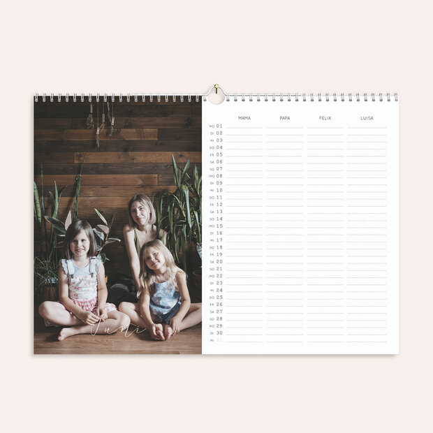 Familienkalender - Glück im Blick Familienplaner
