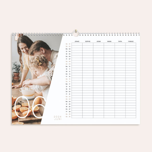 Familienkalender - Quer durchs Jahr Familienkalender