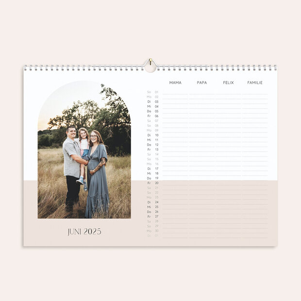 Familienkalender - Liebe das Leben