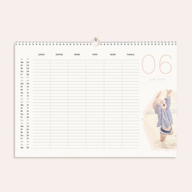 Familienkalender - Polygon Familienplaner