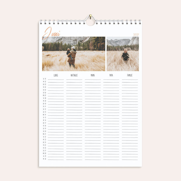 Familienkalender - Phänomenales Jahr Familienplaner