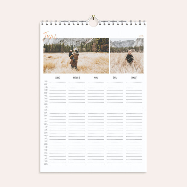 Familienkalender - Phänomenales Jahr Familienplaner