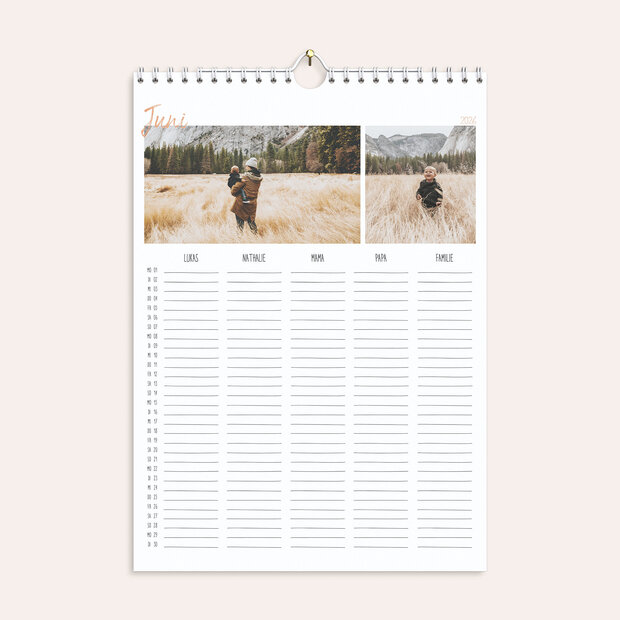 Familienkalender - Phänomenales Jahr Familienplaner