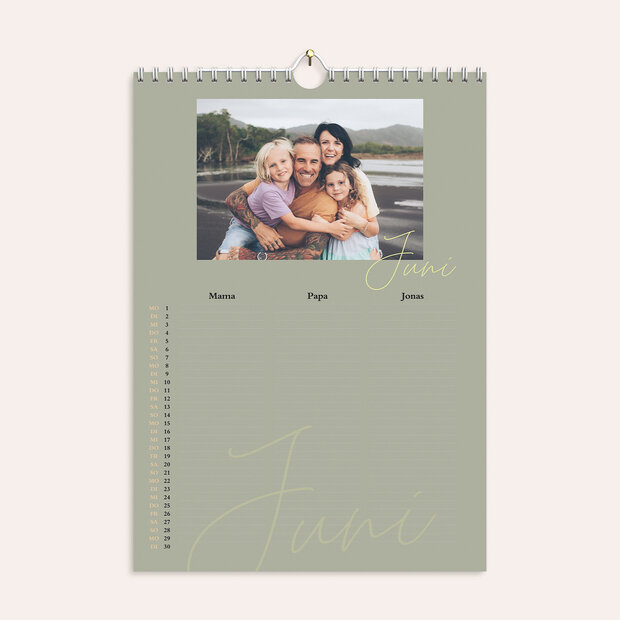 Familienkalender - Earth Tone Color