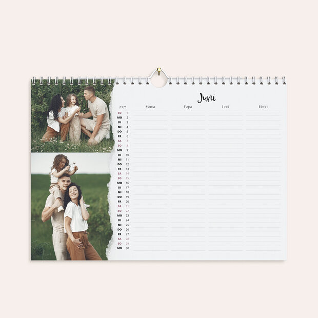Familienkalender - Wir im Blickpunkt