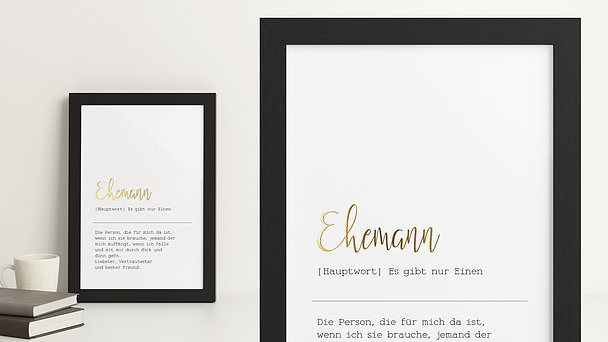 Wandbilder Wohnzimmer - Ehemann