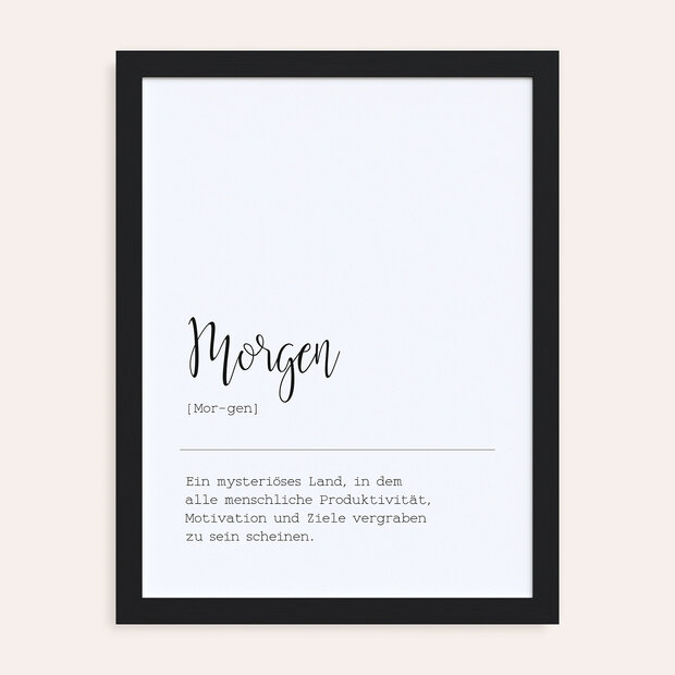 Wandbilder Wohnzimmer - Morgen