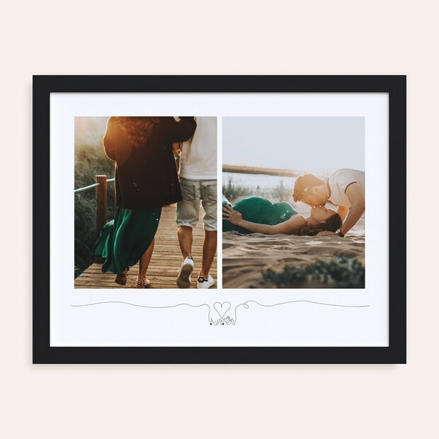 Wandbilder Wohnzimmer - In Liebe verbunden