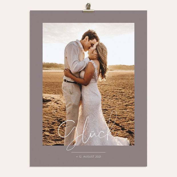 Wandbilder Wohnzimmer - Kuss des Glücks