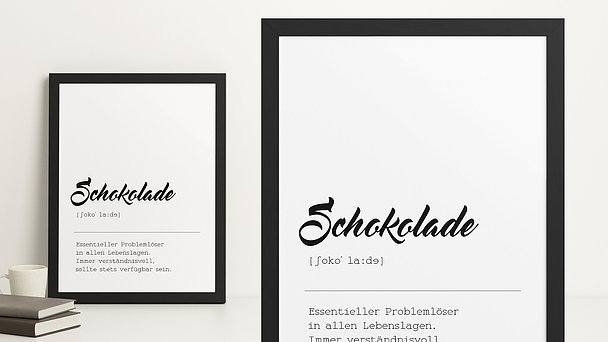 Wandbilder Küche - Schokolade
