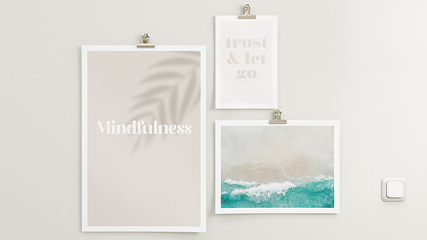 Wandbilder Arbeitszimmer - Mindfulness