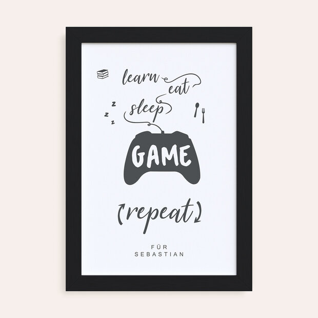 Wandbilder Kinderzimmer - It's a game