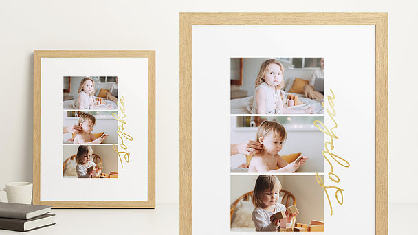 Wandbilder Kinderzimmer - Goldlöckchen