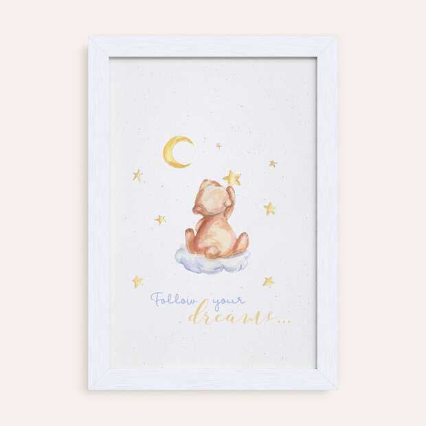 Wandbilder Babyzimmer - Sternengucker