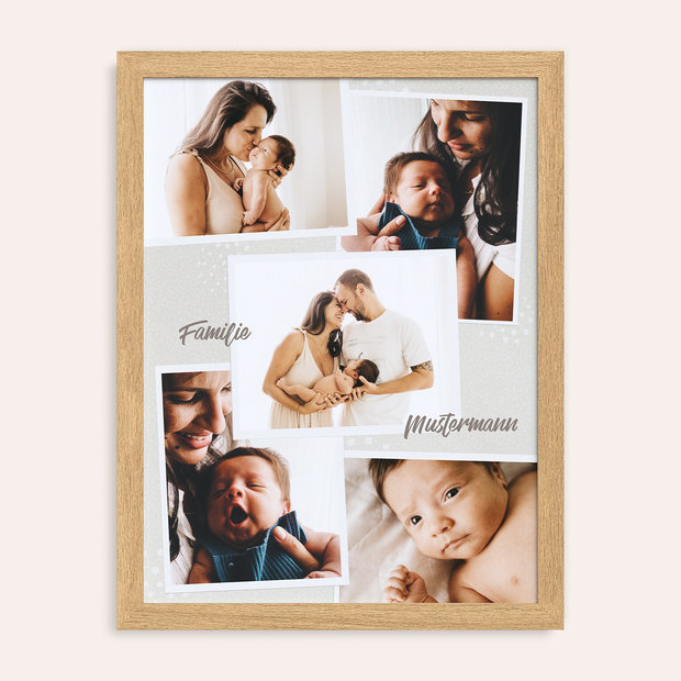 Wandbilder Babyzimmer - Happy family