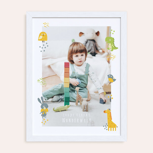 Wandbilder Babyzimmer - Kleine Wunderwelt
