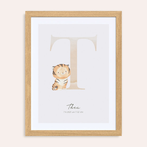 Wandbilder Babyzimmer - Tapsiges T