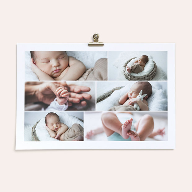 Wandbilder Babyzimmer - Collage Horizontal