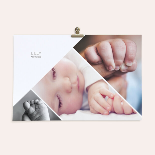 Wandbilder Babyzimmer - Triole Horizontal