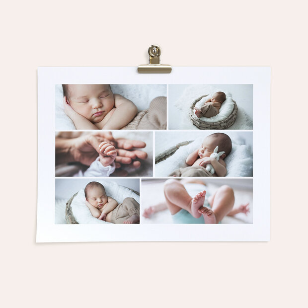 Wandbilder Babyzimmer - Collage Horizontal