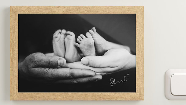 Wandbilder Babyzimmer - So soft