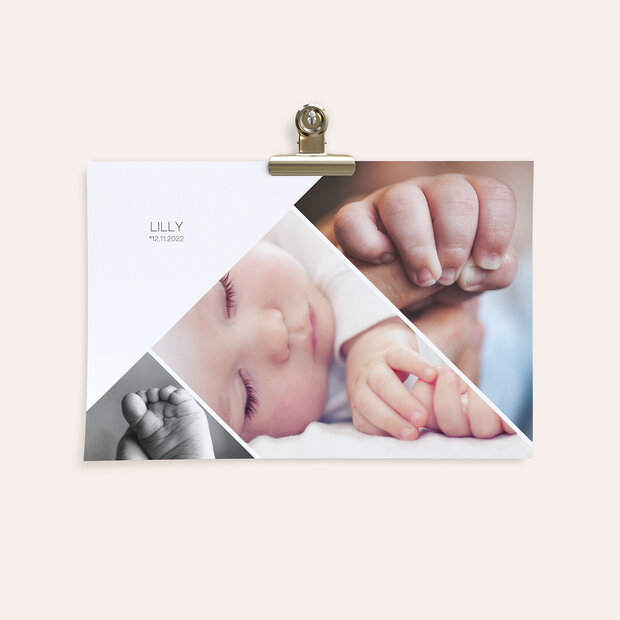 Wandbilder Babyzimmer - Triole Horizontal