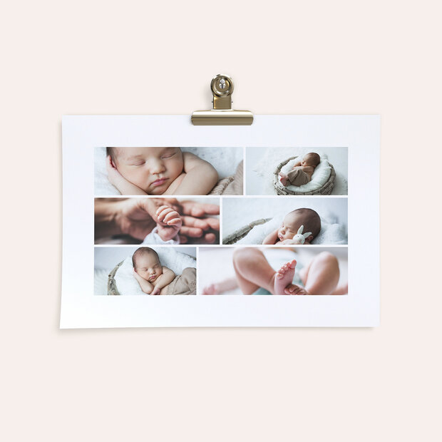 Wandbilder Babyzimmer - Collage Horizontal