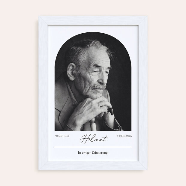 Wandbilder mit Foto - Abschiedsportrait