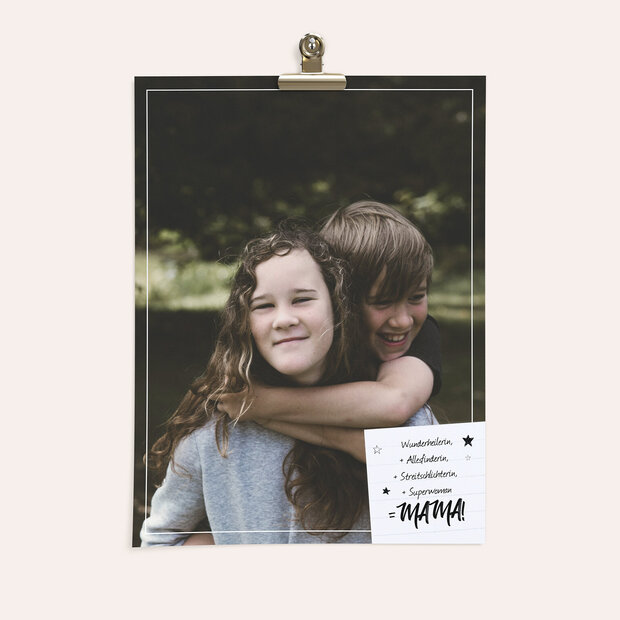 Wandbilder mit Foto - Superwoman