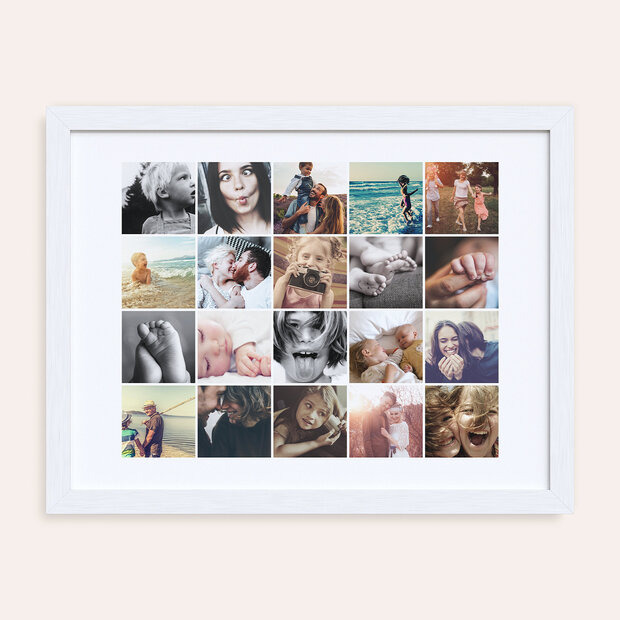 Wandbilder mit Foto - Mosaik Horizontal