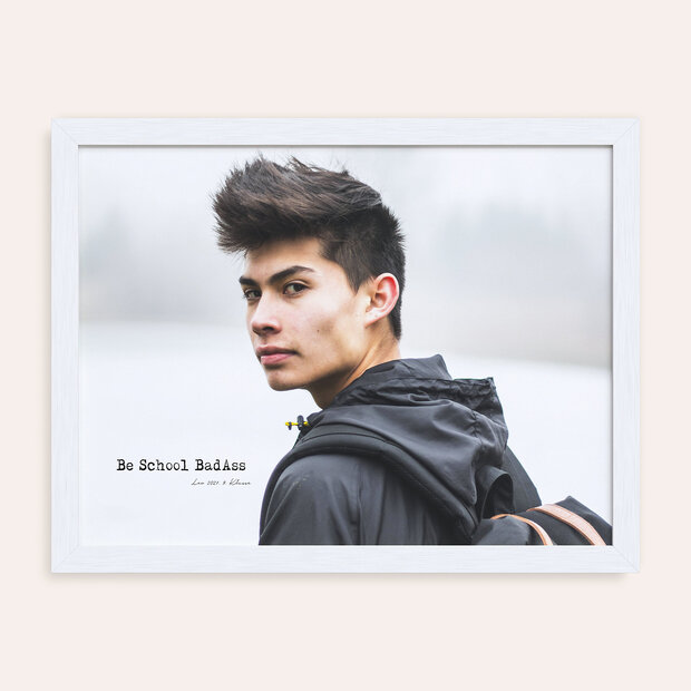 Wandbilder mit Foto - School of badass