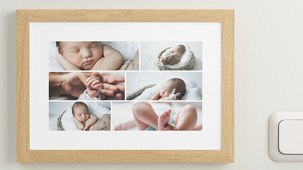Wandbilder mit Foto - Collage Horizontal