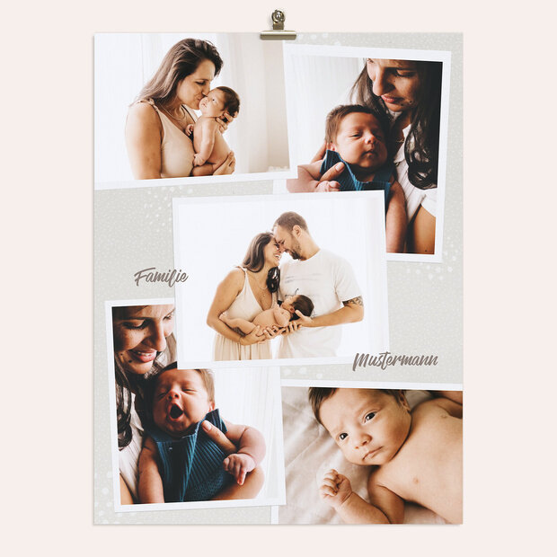 Wandbilder mit Foto - Happy family