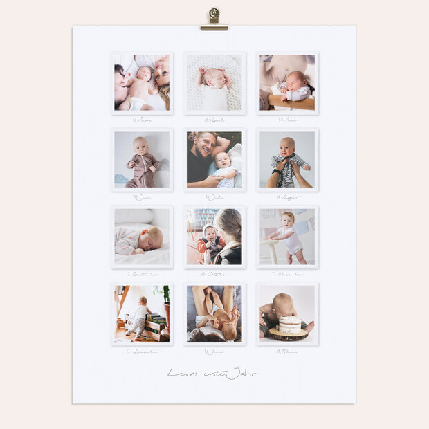 Wandbilder mit Foto - Fröhliche Babywelt