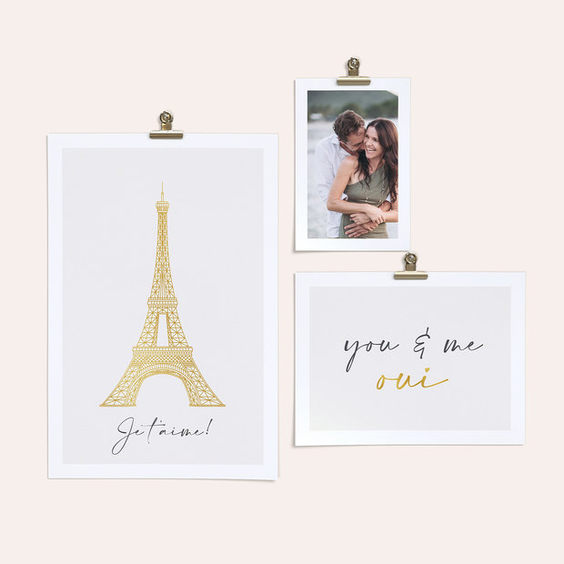 Wandbilder Urlaub - French love