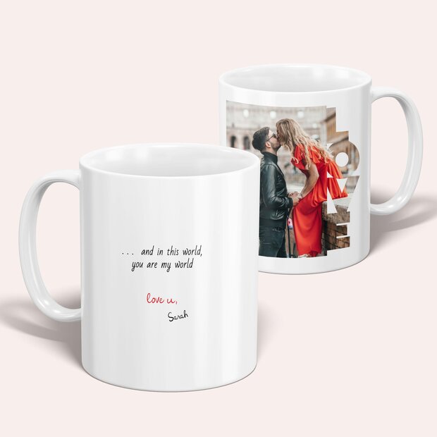 Geschenke zum Valentinstag - Tasse 