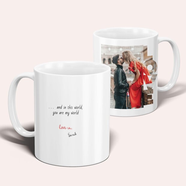 Geschenke zum Valentinstag - Tasse 