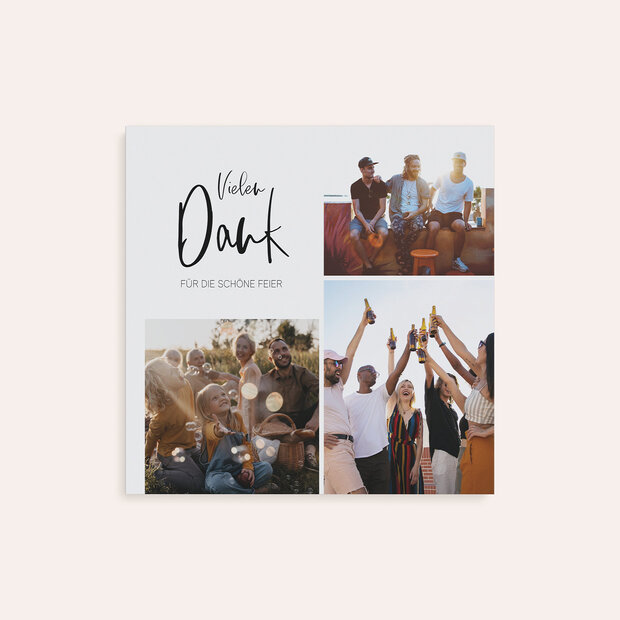 Mini-Fotobücher - Danke