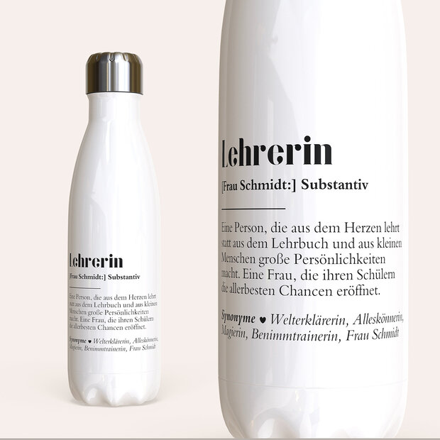Trinkflaschen - Trinkflasche “Definition Lehrerin”