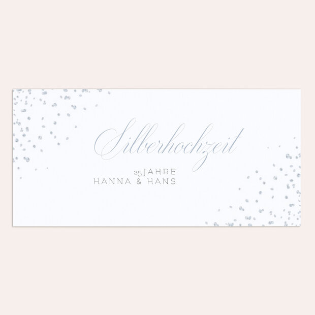 Silberhochzeit - Kristallgestöber