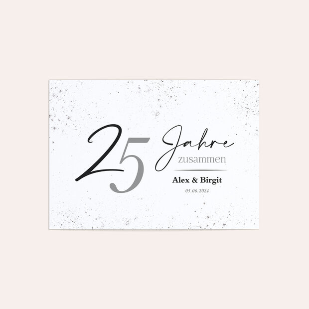 Silberhochzeit - Liebesbeweis