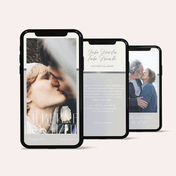 Silberhochzeit - Wir im Mittelpunkt